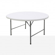 프리미엄 브로몰딩 테이블 원형 접이식 1200 야외 캠핑 매대 가판대  플리마켓 행사용