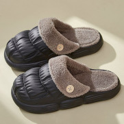 층간소음 거실 브레드 털 탈부착 실내화 임산부 사무실 실내 슬리퍼 쿠션 산후조리원 커플